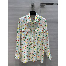 LV x YK Painted Dots Masculine Shirt 2023