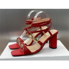 Dior C'est Heel 9cm Sandal in RED calfskin 2024