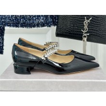 Jimmy Choo BING PUMP FLAT in patent leather black 2020