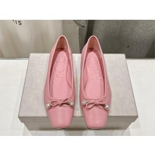Jimmy Choo Elme embellished leather ballet flats pink 2024