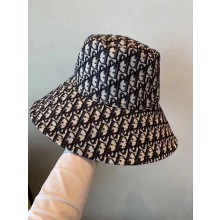  Dior Oblique Jacquard Canvas bucket hat