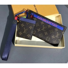 Louis Vuitton Monogram Canvas Ribbon Pouches and Card Holder M63045 2018