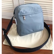 Prada Technical Fabric Bandoleer Shoulder Bag 2VH026 Gray 2018