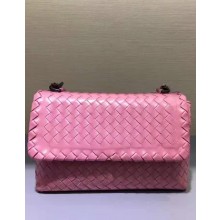 Bottega veneta Baby OLIMPIA bag in INTRECCIATO nappa Pink (WANTE-721405)
