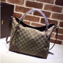 Gucci GG Supreme Canvas Tote 353120 Tan 2018