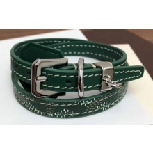 Goyard Edmond Double Bracelet Green