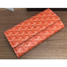 Goyard Varenne Long Flap Wallet Orange