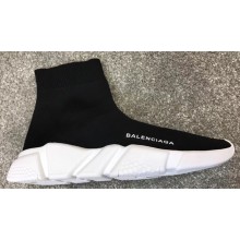 Balenciaga Knit Sock Speed Trainers Sneakers Black/White 2019