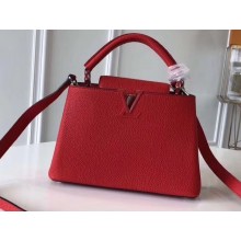 Louis Vuitton Capucines BB Bag M94754 Red/Silver