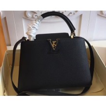 Louis Vuitton Capucines BB Bag M94755 Black/Gold