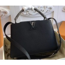 Louis Vuitton Capucines PM Bag Python Handle N92800 Noir