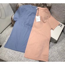 Loewe Asymmetric Anagram T-Shirt Light Blue/Pink