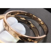 Cartier Real 18K love bracelet classic Pink Gold