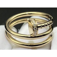 Cartier Real 18K Juste un Clou ring with 14 diamonds Yellow Gold