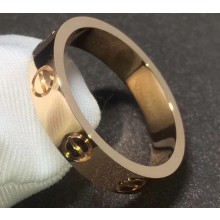 Cartier Real 18K love ring small Pink Gold