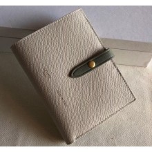Celine Bicolour Medium Strap Multifunction Wallet Creamy/Army Green