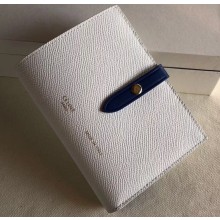 Celine Bicolour Medium Strap Multifunction Wallet White/Blue
