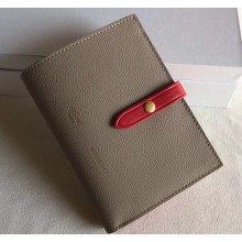 Celine Bicolour Medium Strap Multifunction Wallet Camel/Red