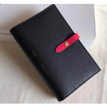Celine Bicolour Large Strap Multifunction Wallet Black/Red