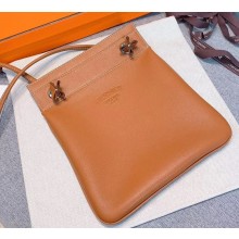 Hermes Aline Mini Bag in Swift Calfskin Brown