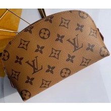 Louis Vuitton Cosmetic Pouch PM Bag Monogram Reverse Canvas