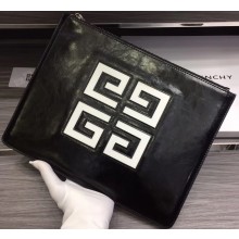 Givenchy Calfskin Large Pouch Clutch Bag 35