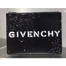Givenchy Calfskin Large Pouch Clutch Bag 12