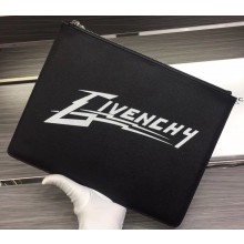 Givenchy Calfskin Large Pouch Clutch Bag 30