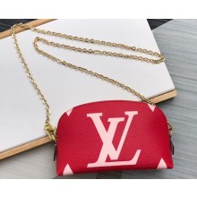 Louis Vuitton Pochette Cosmetique Cosme XL Bag with Chain M67694 Rouge