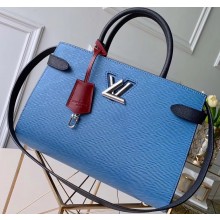 Louis Vuitton Epi Leather Twist Tote Bag M52873 Bleu Jean