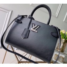 Louis Vuitton Epi Leather Twist Tote Bag M54810 Black