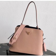 Prada Saffiano Leather Matinée Small Handbag 1BA251 Nude 2019