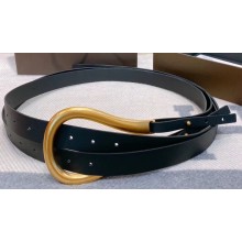 Bottega Veneta Width 5cm Leather Corset Belt Black 2019