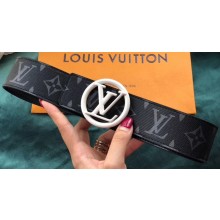 Louis Vuitton Width 3cm LV Circle Belt Black/White