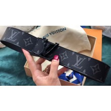 Louis Vuitton Width 4cm LV Initiales Belt So Black