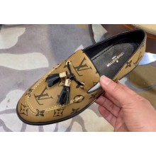 Louis Vuitton Society Loafers Monogram Canvas Yellow