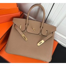 Hermes Birkin 25cm Bag Apricot in Togo Leather With Gold Hardware
