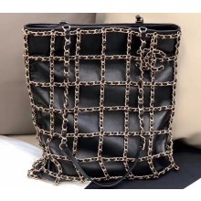 Chanel Shopping Tote Bag with Chains AS1383 2020