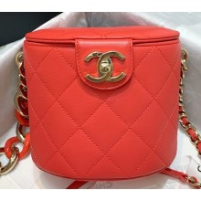 Chanel Resin Mini Vanity Case Shoulder Bag AS1355 Red 2020