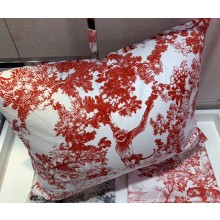 Dior Print Pillow 35x45cm Red