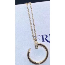 Cartier Real 18k juste un clou necklace with diamonds Yellow Gold