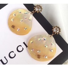 Gucci Earrings With Shell Pendants 552711 2019