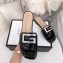 Gucci Patent Slide with Crystal G 551445 Black 2018