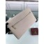 Chanel Chevron Envelope Flap Clutch Bag Creamy