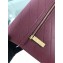 Chanel Chevron Envelope Flap Clutch Bag Burgundy