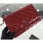 Chanel Wallet On Chain WOC Bag in Patent Leather Red/Silver