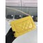 Chanel Wallet On Chain WOC Bag in Patent Leather Yellow/Gold