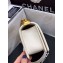Chanel Original Quality Small Le Boy Bag In Grained Leather White With Gold Hardware