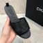 Chanel Logo Mules Slipper Sandals Black 2020