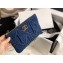 Chanel 19 Small Pouch Bag AP1059 Denim 2020